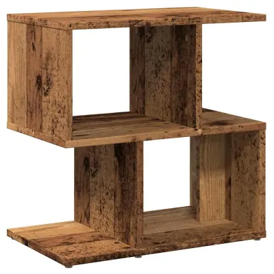 vidaXL Nočna omarica iz starega lesa 50x30x51,5 cm Inženirski les