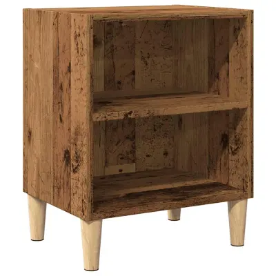 vidaXL Nočna omarica Old Wood 40x30x50 cm Inženirski les