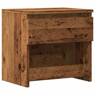 vidaXL Nočna omarica Old Wood 40x30x39 cm Inženirski les