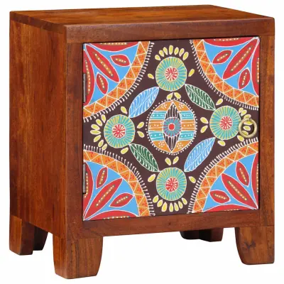 vidaXL Nočna omarica 40x30x45 cm Masivni les Akacija