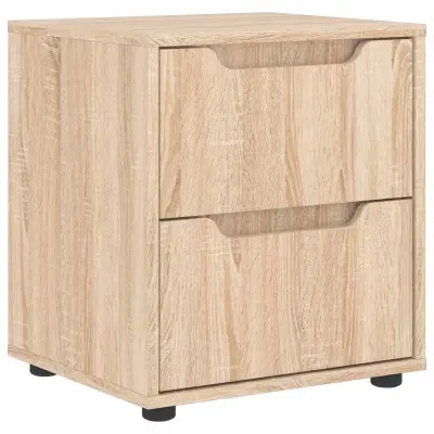 vidaXL Nočna omarica VISNES Sonoma Oak 45x40x50 cm Inženirski les