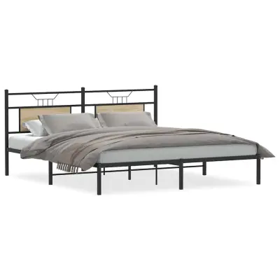 vidaXL Posteljni okvir brez vzmetnice 183x213 cm inženirski les