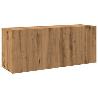 vidaXL TV omarica za stensko montažo Artisan Oak 100x30x41 cm