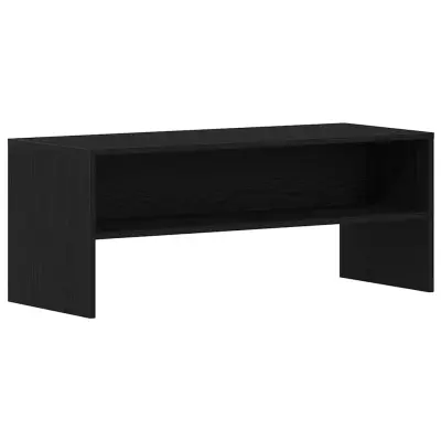 vidaXL TV omarica Črni hrast 100x40x40 cm Izoblikovan les