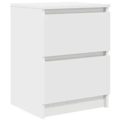 vidaXL TV omarica bela 40x35x54 cm inženirski les