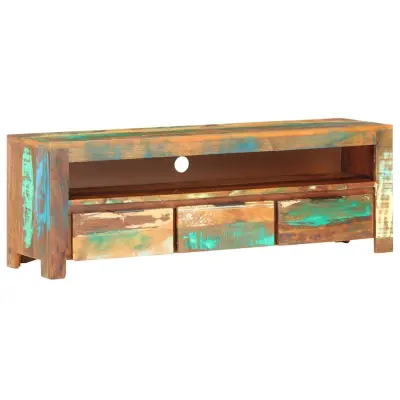 vidaXL TV omarica 119x30x41 cm trden predelan les