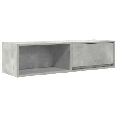 vidaXL TV omarica betonsko siva 100x31x25,5 cm inženirski les