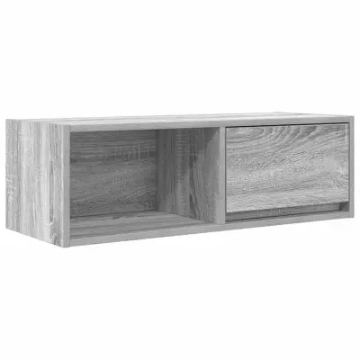 vidaXL TV omarica siva sonoma 80x31x25,5 cm inženirski les