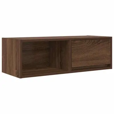 vidaXL TV omarica rjavi hrast 80x31x25,5 cm inženirski les