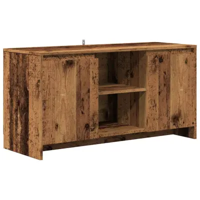 vidaXL TV omarica Old Wood 102x37,5x52,5 cm Inženirski les