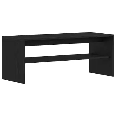 vidaXL TV omarica Črni hrast 100x40x40 cm Izoblikovan les