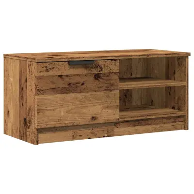 vidaXL TV omarica iz starega lesa 80x35x36,5 cm iz umetnega lesa