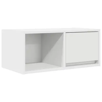 vidaXL TV omarica bela 60x31x25,5 cm inženirski les