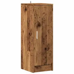 vidaXL omara za čevlje iz starega lesa 32x35x92 cm inženirski les