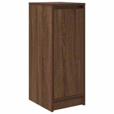 vidaXL Omarica za čevlje rjavi hrast 29,5x34x76 cm inženirski les