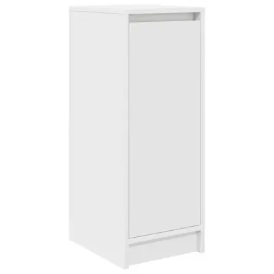 vidaXL Omarica za čevlje bela 29,5x34x76 cm inženirski les