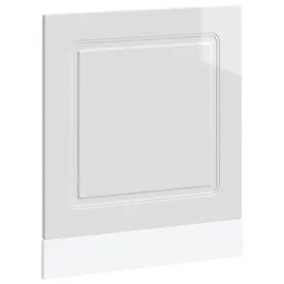 vidaXL Plošča za pomivalni stroj Kalmar bela 60x1,5x67 cm inž. les