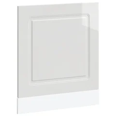 vidaXL Plošča za pomivalni stroj Kalmar bela 60x1,5x67 cm inž. les