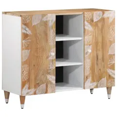 vidaXL Bivak 90x33,5x75 cm Masivni les Mango