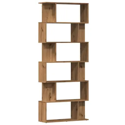 vidaXL Knjižna omara artisan hrast 80x24x192 cm inženirski les