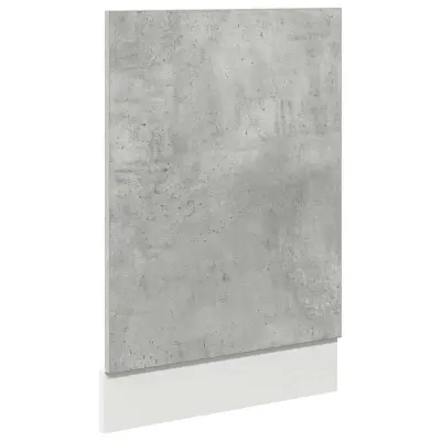 vidaXL Plošča za pomivalni stroj “Lyon” Concrete Grey 45x3x67 cm
