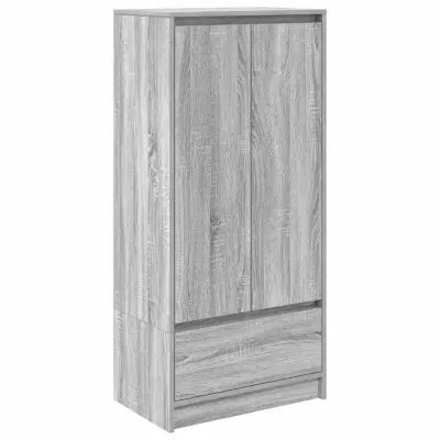 vidaXL Omarica z predalom siva sonoma 55,5x34x119,5 cm inženirski les