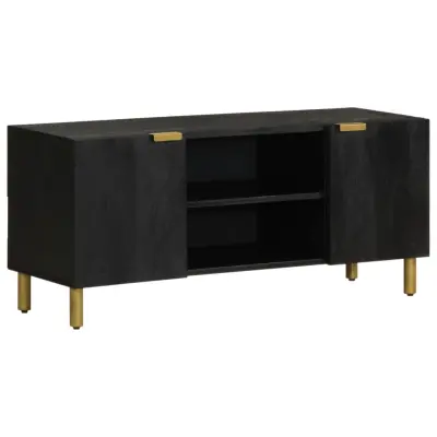vidaXL TV omarica črna 105x33x46 cm iz umetnega lesa
