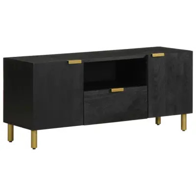 vidaXL TV omarica črna 105x33x46 cm iz umetnega lesa