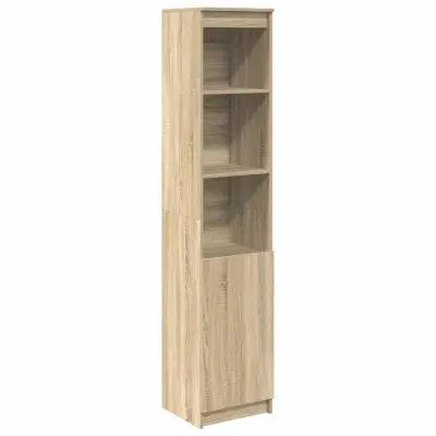 vidaXL Visoka omara sonoma hrast 37,5x35x180 cm inženirski les