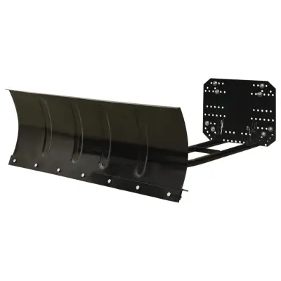 The Living Store Snežni plug za štirikolesnik 115x38 cm črn - Snežni Plug
