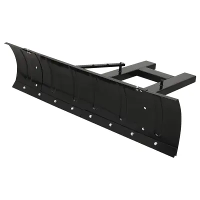 The Living Store Snežni plug za viličarja 150x38 cm črn - Snežni Plug
