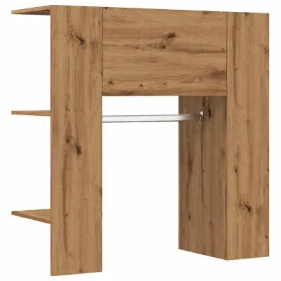 vidaXL Omarica za predsobo artisan hrast 97,5x37x99 cm inženirski les