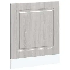 vidaXL Plošča za pomivalni stroj Kalmar siva sonoma 60x1,5x67 cm