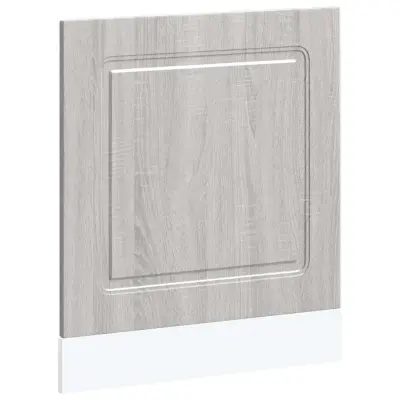 vidaXL Plošča za pomivalni stroj Kalmar siva sonoma 60x1,5x67 cm