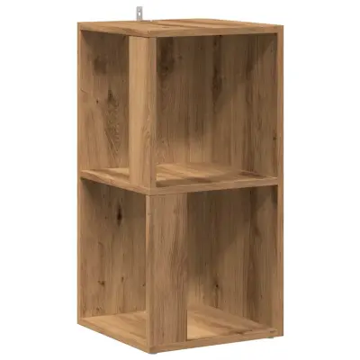 vidaXL Kotna omarica artisan hrast 33x33x67 cm inženirski les