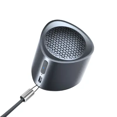 Mali Mini TWS Nimo Bluetooth 5.3 5W brezžični zvočnik, črn