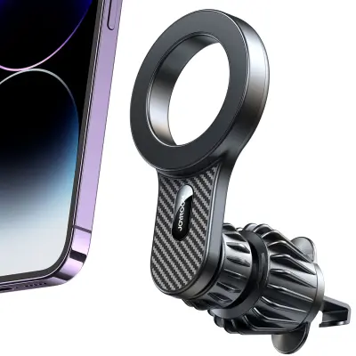 Magnetno avtomobilsko držalo za iPhone z MagSafe za zračnik, črno