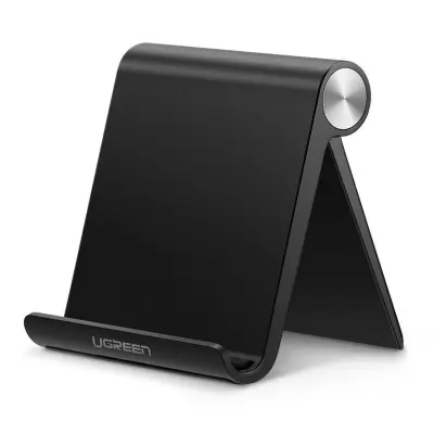 Namizno stojalo stojalo za telefon tablico 95x85mm črno