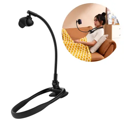Univerzalno ovratno stojalo za telefon ComfortJoy Series, črno