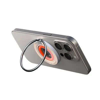 Magnetno držalo za telefon z obročem MagSafe, oranžno