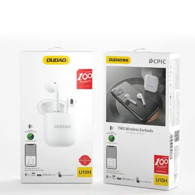 U10B TWS brezžične in-ear slušalke, bele