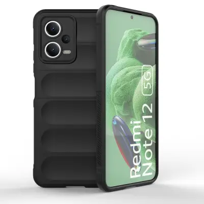 Fleksibilen ovitek za Xiaomi Redmi Note 12 5G / Poco X5 5G Magic Shield Case črn