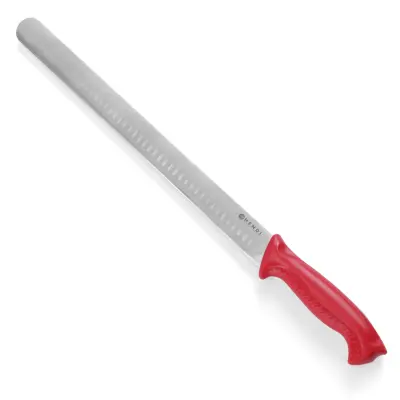 HACCP nož za šunko in losos za surovo meso 490mm - rdeč - HENDI 842928