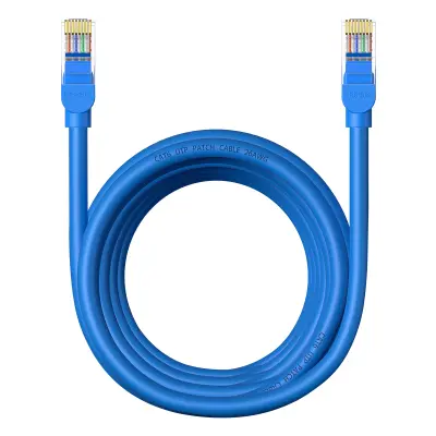 Kabel Ethernet omrežni kabel Cat 6 RJ-45 1000Mb/s prepletena parica 5m modra