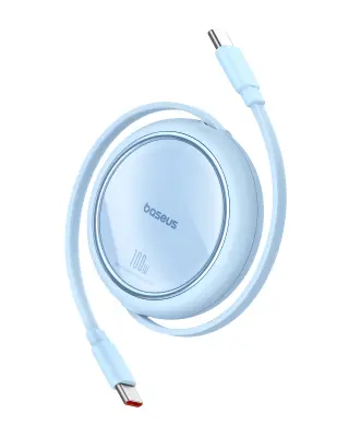 Kabel izvlečni izvlečni kabel USB-C 100W Free2Draw Mini 1m moder