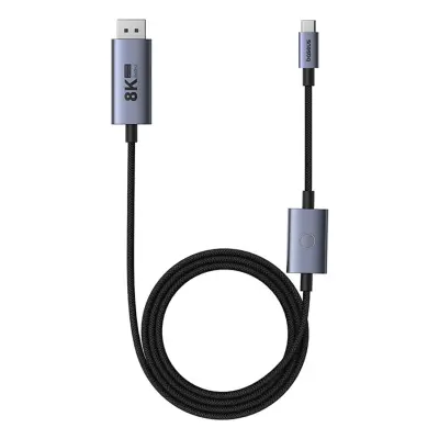 USB-C - DisplayPort DP 8K PD 100W High Definition Series kabel 1,5 m - črn