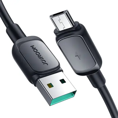 Kabel microUSB - USB 2.4A 480Mbps 2m črn