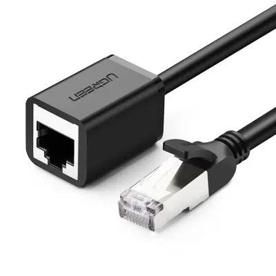 LAN Ethernet RJ45 F/UTP Cat podaljšek. 6 1000 Mb/s 0,5 m črna