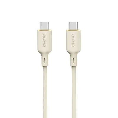 SR USB-C - USB-C ojačan kabel 100W 1m, bež