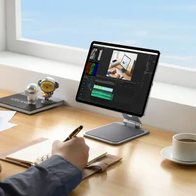 Zložljivo magnetno stojalo MagStable stojalo za 12,9'' tablice, sivo